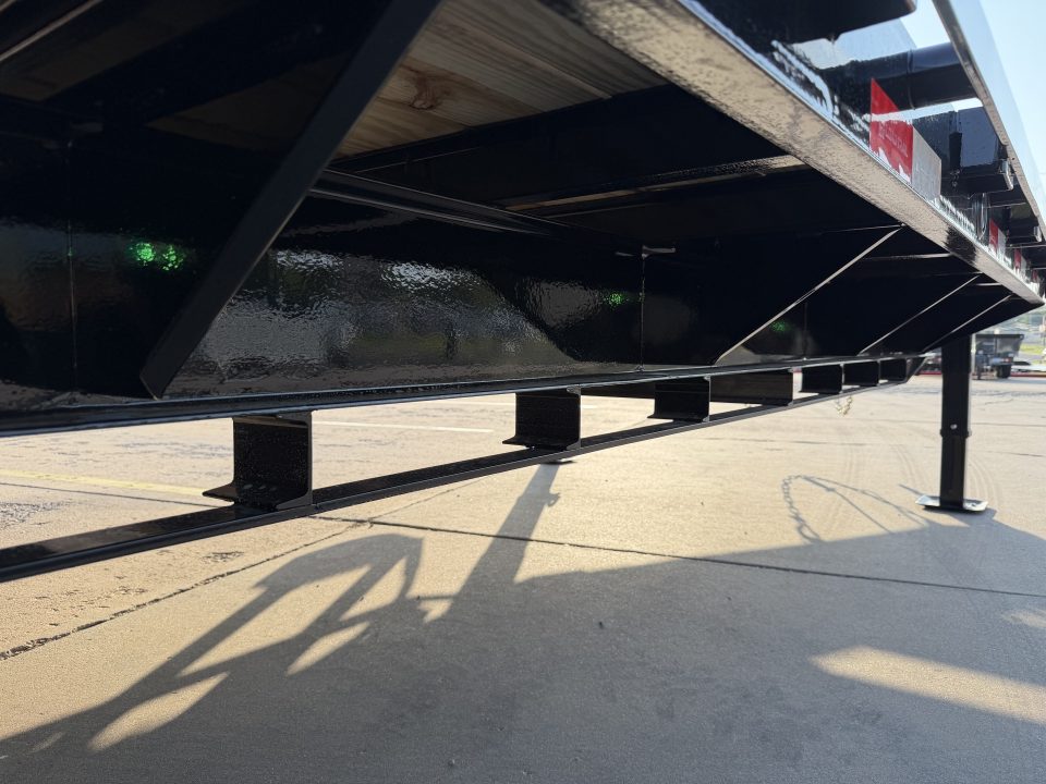 New #390643 2027 LOAD TRAIL PS 25 X 102 TANDEM AXLE BUMPER PULL 16K DECK OVER W/ MAX RAMPS
