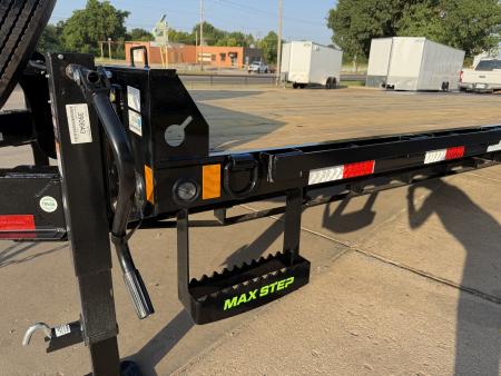 New #390643 2027 LOAD TRAIL PS 25 X 102 TANDEM AXLE BUMPER PULL 16K DECK OVER W/ MAX RAMPS