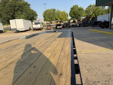 New #390643 2027 LOAD TRAIL PS 25 X 102 TANDEM AXLE BUMPER PULL 16K DECK OVER W/ MAX RAMPS