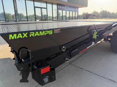 New #390643 2027 LOAD TRAIL PS 25 X 102 TANDEM AXLE BUMPER PULL 16K DECK OVER W/ MAX RAMPS