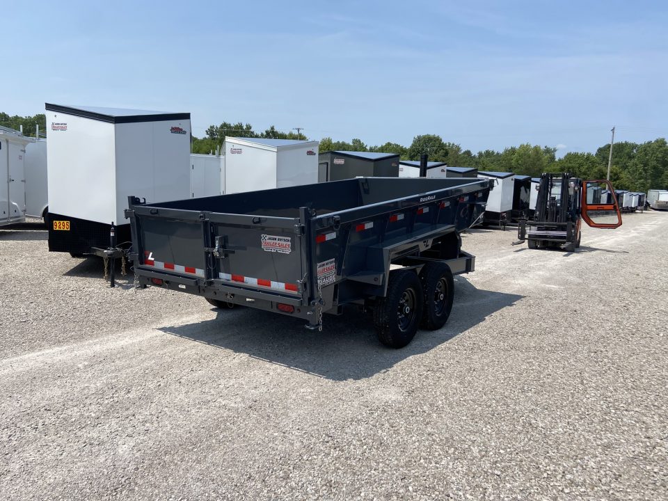 New Lamar 83"X14' 14K Telescopic Dump Trailer