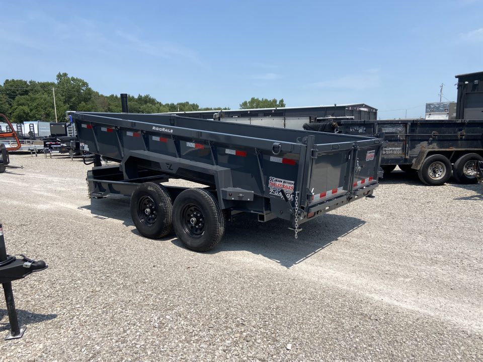 New Lamar 83"X14' 14K Telescopic Dump Trailer