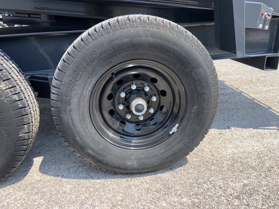 New Lamar 83"X14' 14K Telescopic Dump Trailer