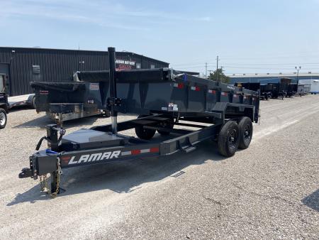 New Lamar 83 X14' 14K Telescopic Dump Trailer
