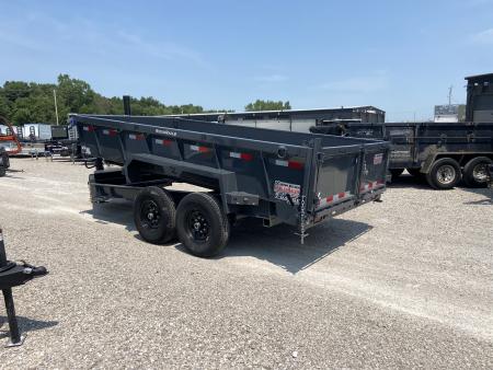 New Lamar 83"X14' 14K Telescopic Dump Trailer