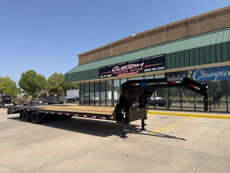 New #390570 2027 LOAD TRAIL GP 32 X 102 DUAL TANDEM LOW-PRO 24K GOOSENECK W/ MAX RAMPS