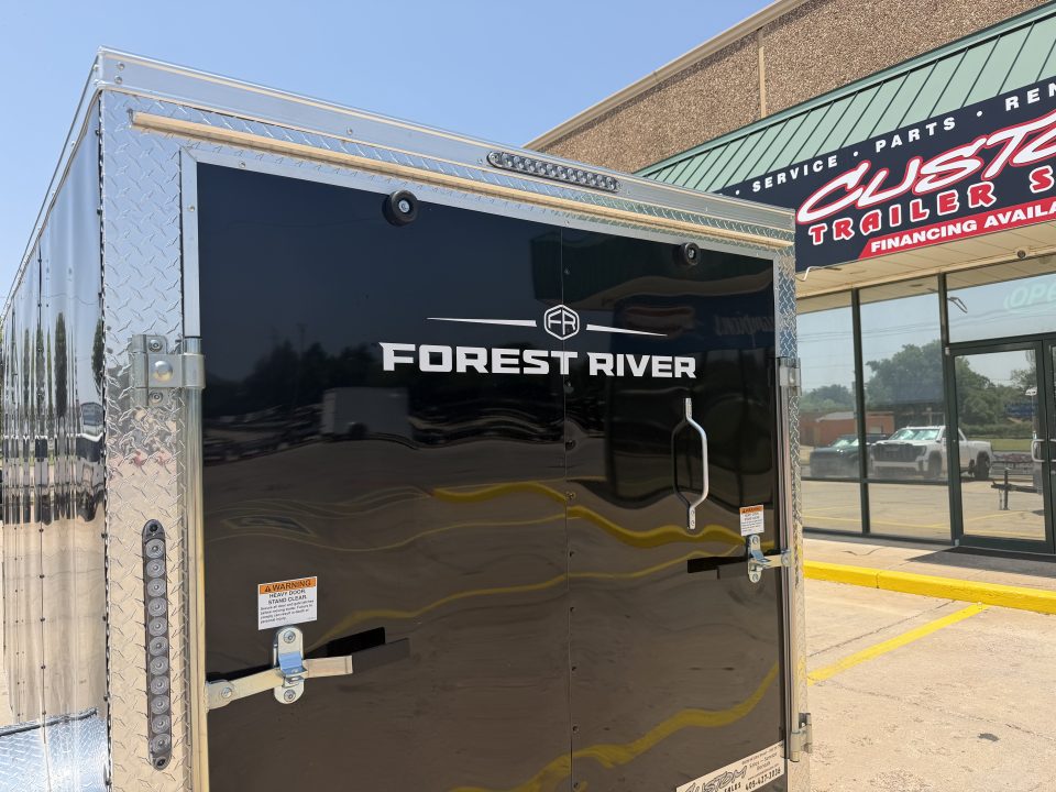 New #056051 2026 FOREST RIVER SA 6 X 12 SINGLE AXLE 3K ENCLOSED W/ REAR RAMP DOOR