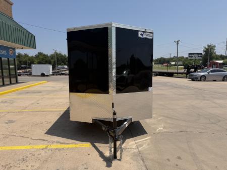 New #056051 2026 FOREST RIVER SA 6 X 12 SINGLE AXLE 3K ENCLOSED W/ REAR RAMP DOOR