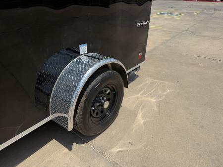 New #056051 2026 FOREST RIVER SA 6 X 12 SINGLE AXLE 3K ENCLOSED W/ REAR RAMP DOOR