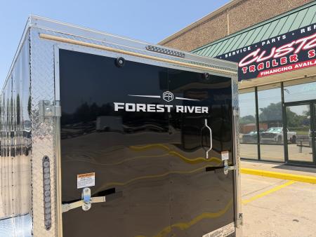 New #056051 2026 FOREST RIVER SA 6 X 12 SINGLE AXLE 3K ENCLOSED W/ REAR RAMP DOOR