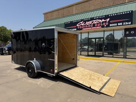 New #056051 2026 FOREST RIVER SA 6 X 12 SINGLE AXLE 3K ENCLOSED W/ REAR RAMP DOOR