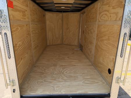 New #056051 2026 FOREST RIVER SA 6 X 12 SINGLE AXLE 3K ENCLOSED W/ REAR RAMP DOOR