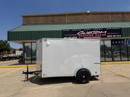 New #056626 2027 FOREST RIVER SA 6 X 10 SINGLE AXLE 3.5K ENCLOSED W/ REAR RAMP DOOR