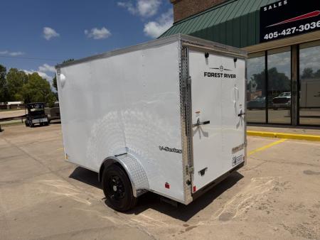 New #056626 2027 FOREST RIVER SA 6 X 10 SINGLE AXLE 3.5K ENCLOSED W/ REAR RAMP DOOR