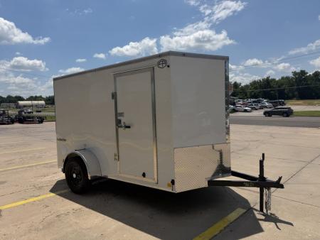 New #056626 2027 FOREST RIVER SA 6 X 10 SINGLE AXLE 3.5K ENCLOSED W/ REAR RAMP DOOR
