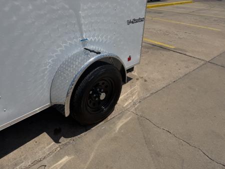 New #056626 2027 FOREST RIVER SA 6 X 10 SINGLE AXLE 3.5K ENCLOSED W/ REAR RAMP DOOR