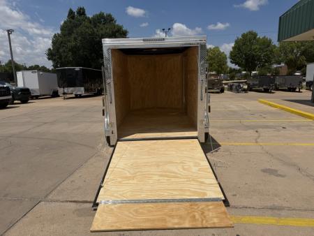 New #056626 2027 FOREST RIVER SA 6 X 10 SINGLE AXLE 3.5K ENCLOSED W/ REAR RAMP DOOR