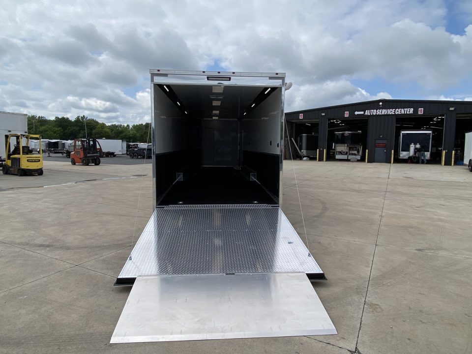 New Vintage Trailers Pro Stock Car Racing Trailer with living quarters