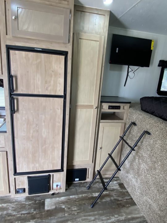 New Vintage Trailers Pro Stock Car Racing Trailer with living quarters