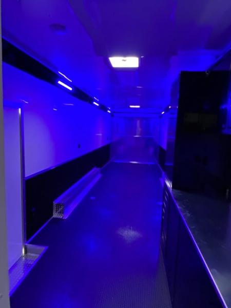 New Vintage Trailers Pro Stock Car Racing Trailer with living quarters