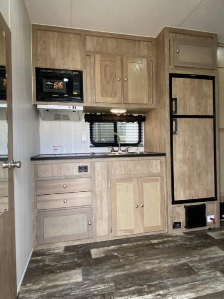 New Vintage Trailers Pro Stock Car Racing Trailer with living quarters