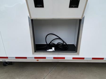 New Vintage Trailers Pro Stock Car Racing Trailer with living quarters