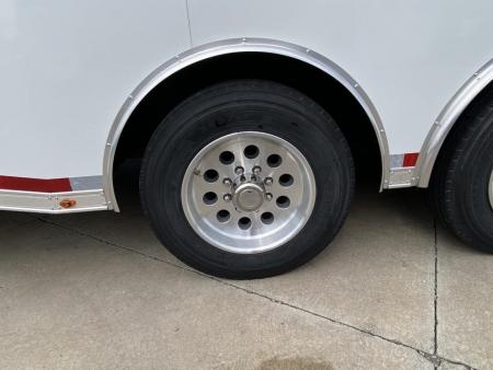 New Vintage Trailers Pro Stock Car Racing Trailer with living quarters