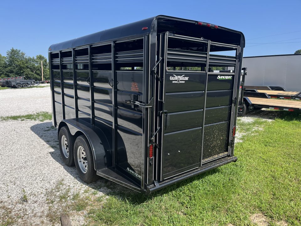 New 2026 Calico Trailers 6X16X6'6" Tandem 7K Stock Trailer