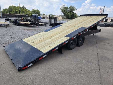 New 2027 H&H Trailers 102x24 Power Tilt Deckover 17.6K Equipment Trailer