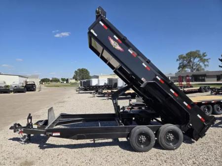 New 2026 H&H Trailers 83x16 Industrial 16K Scissor Dump Trailer