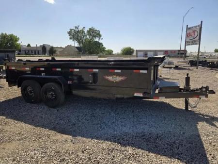 New 2026 H&H Trailers 83x16 Industrial 16K Scissor Dump Trailer