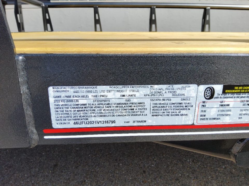 New 2027 Diamond C Trailers TUT Utility Trailer