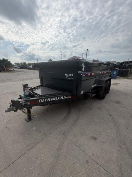New 2026 PJ Trailers DM142 Dump Trailer 83X14 TA 36  SIDES (GVW:15400) GRAY