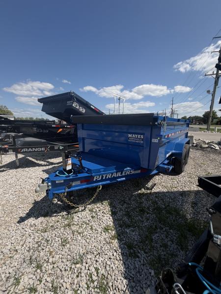 New 2026 PJ Trailers DM142 Dump Trailer 83X14 TA 36  SIDES (GVW:15400) JET BLUE