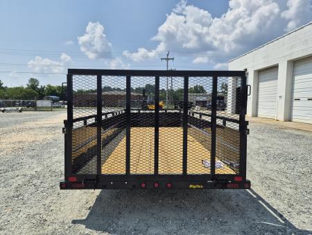 New 2027 Big Tex Trailers 18' 70TV w/' Solid Sides & 4' Gate Utility Trailer