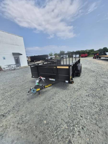 New 2027 Big Tex Trailers 14' 70TV w/' Solid Sides & 4' Gate Utility Trailer