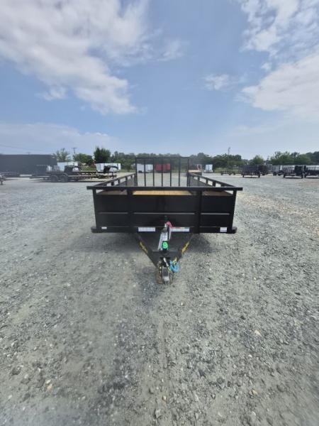 New 2027 Big Tex Trailers 14' 70TV w/' Solid Sides & 4' Gate Utility Trailer