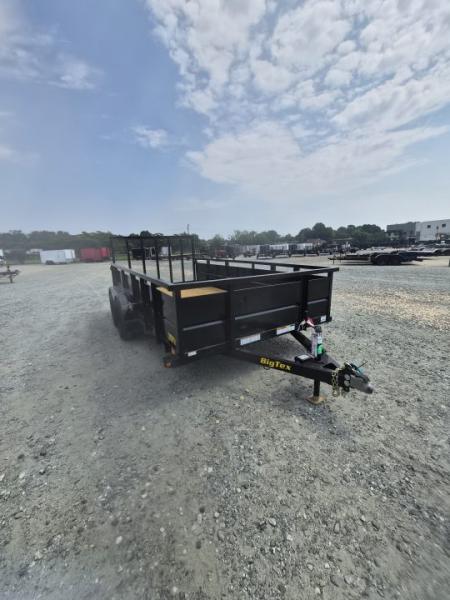 New 2027 Big Tex Trailers 14' 70TV w/' Solid Sides & 4' Gate Utility Trailer
