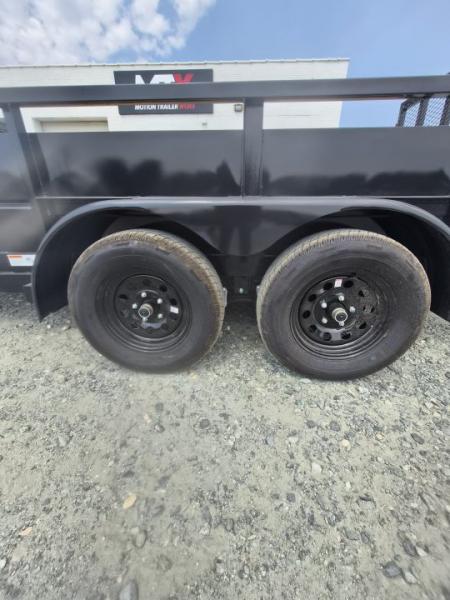 New 2027 Big Tex Trailers 14' 70TV w/' Solid Sides & 4' Gate Utility Trailer