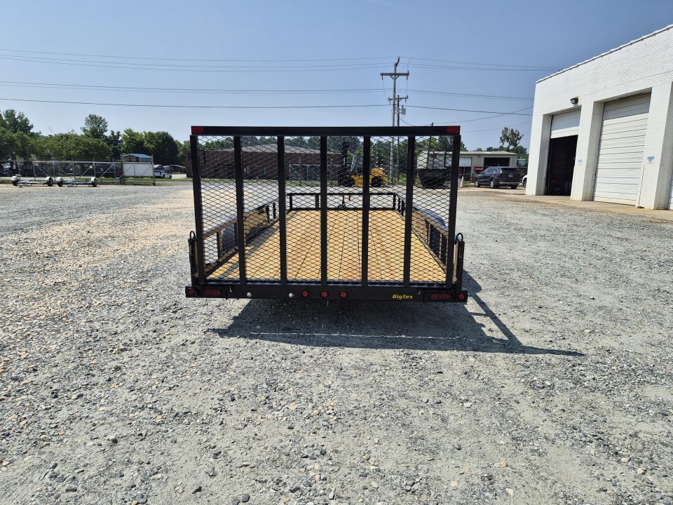 New 2027 Big Tex Trailers 18' 70PI w/ 4' Spring Assist Tailgate Utility Trailer