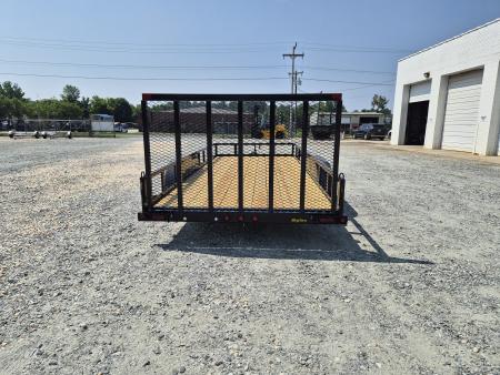 New 2027 Big Tex Trailers 18' 70PI w/ 4' Spring Assist Tailgate Utility Trailer