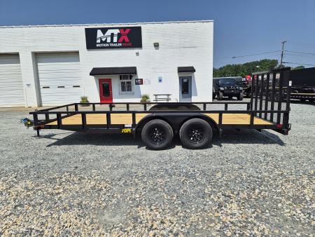 New 2027 Big Tex Trailers 18' 70PI w/ 4' Spring Assist Tailgate Utility Trailer