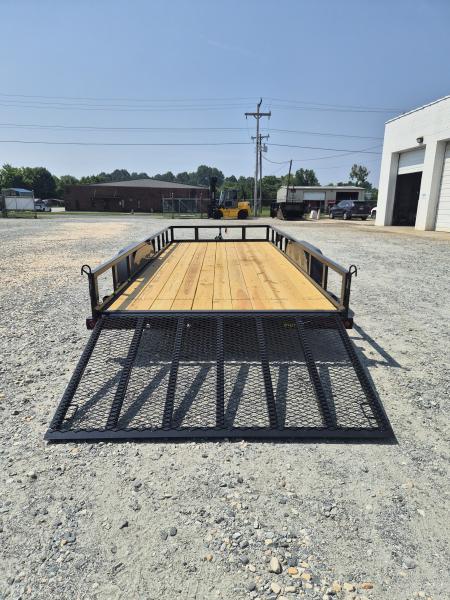 New 2027 Big Tex Trailers 18' 70PI w/ 4' Spring Assist Tailgate Utility Trailer