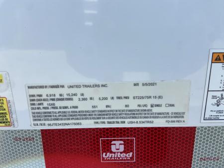 Used United USH-8.5x34 Car Racing Trailer