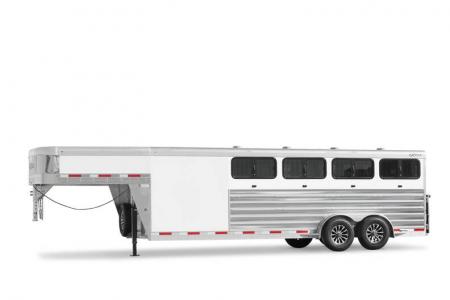 New 2027 Exiss Trailers Exhibitor 7022W 8 Pen Show Stock Trailer