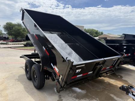 New 2026 Top Hat Trailers DE14 83x14x2 Dump Trailer