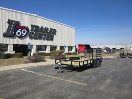 New 2026 Sure-Trac 7 x 16 ST-UTT8216-070 Utility Trailer 7K / Reinforced Ladder Gate