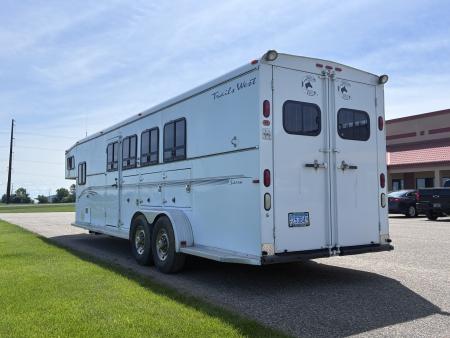 Used 2001 Trails West 4H LQ Horse Trailer