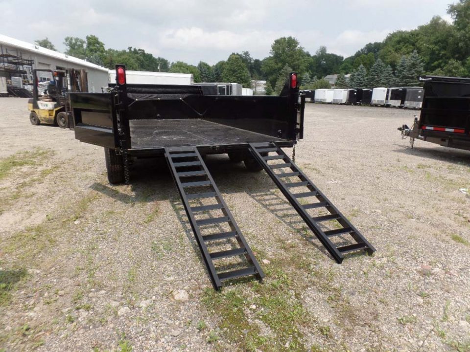 New 2025 Griffin Trailers 14 FT, Dump Trailer 7X14, 2 ft. sides , 14,000 lb. GVWR, Triple Frame, Ramps Dump Trailer
