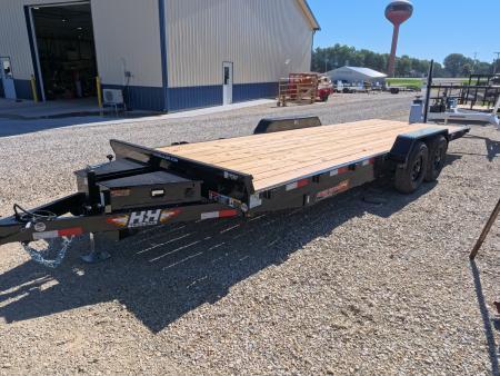 New 2026 H&H Trailers 82x22 Electric Tilt Speed Loader Tilt Trailer